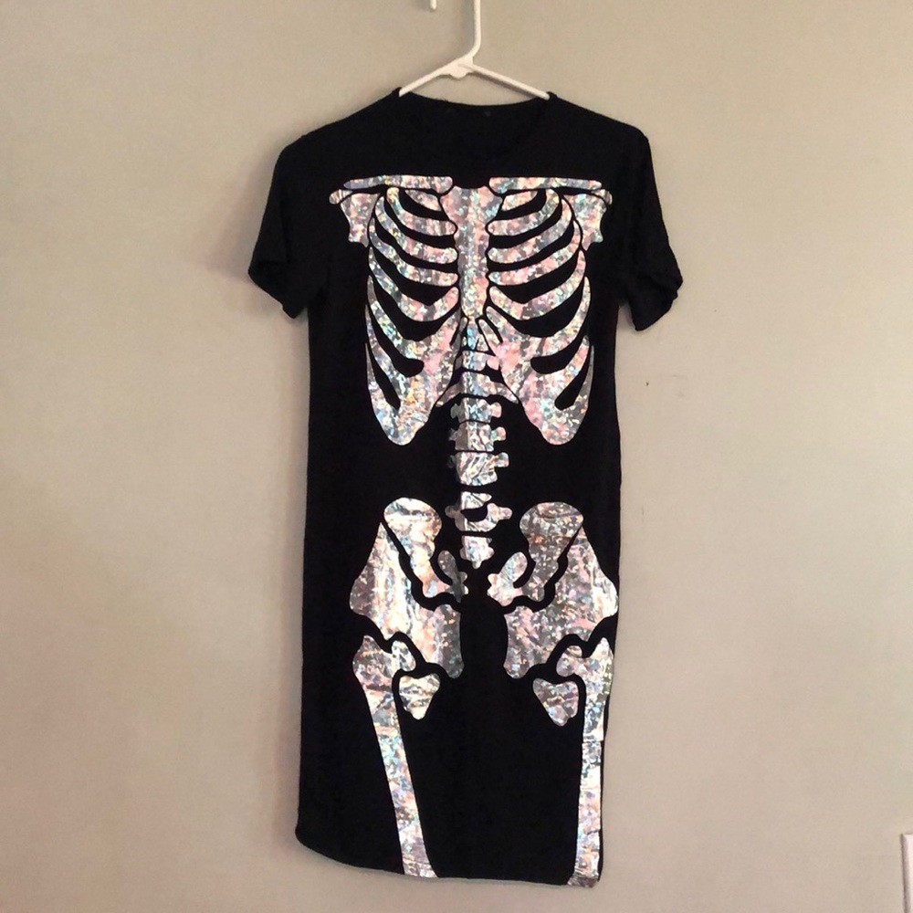 Skeleton T-Shirt Dress